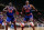 HOUSTON - JUNE 19:  Charles Oakley #34 and Patrick Ewing #33 of the New York Knicks wait for the rebound  during Game Six of the NBA Finals played on June 19, 1994 at the The Summit in Houston, Texas.  NOTE TO USER: User expressly acknowledges that, by downloading and or using this photograph, User is consenting to the terms and conditions of the Getty Images License agreement. Mandatory Copyright Notice: Copyright 1994 NBAE (Photo by Nathaniel S. Butler/NBAE via Getty Images)