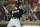 Birmingham Barons Michael Jordan is brushed back by a pitch in the third inning of their game against the Chattanooga Lookouts at the Hoover Metropolitan Stadium in Birmingham, Ala., April 8, 1994. Jordan flied out on his first at-bat in his first official game for the AA Barons. (AP Photo/Dave Martin)