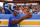 HONOLULU, HAWAII - AUGUST 17: Los Angeles Rams HOF legend Eric Dickerson takes a selfie with fans during the preseason game against the Dallas Cowboys at Aloha Stadium on August 17, 2019 in Honolulu, Hawaii. (Photo by Alika Jenner/Getty Images)