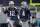New England Patriots quarterbacks Tom Brady, left, and Jarrett Stidham warm up before an NFL football game against the Miami Dolphins, Sunday, Dec. 29, 2019, in Foxborough, Mass. (AP Photo/Elise Amendola)