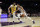 Brooklyn Nets' Spencer Dinwiddie (26) dribbles next to Los Angeles Lakers' Anthony Davis during the second half of an NBA basketball game Tuesday, March 10, 2020, in Los Angeles. (AP Photo/Marcio Jose Sanchez)