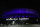 NEW ORLEANS, LA - APRIL 09: The Mercedes-Benz Superdome is lit up blue on April 09, 2020 in New Orleans, Louisiana. Landmarks and buildings across the nation are displaying blue lights to show support for health care workers and first responders on the front lines of the coronavirus (COVID-19) pandemic. (Photo by Chris Graythen/Getty Images)