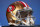 MIAMI, FLORIDA - JANUARY 29: A San Francisco 49ers helmet is displayed prior to a press conference with NFL Commissioner Roger Goodell for Super Bowl LIV at the Hilton Miami Downtown on January 29, 2020 in Miami, Florida. The 49ers will face the Kansas City Chiefs in the 54th playing of the Super Bowl, Sunday February 2nd. (Photo by Cliff Hawkins/Getty Images)