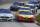 Joey Logano (22) and Corey LaJoie, left, come through a turn during a NASCAR Cup Series auto race Wednesday, June 10, 2020, in Martinsville, Va. (AP Photo/Steve Helber)