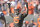 Cleveland Browns defensive end Myles Garrett (95) reacts during an NFL football game against the Seattle Seahawks, Sunday, Oct. 13, 2019, in Cleveland. The Seahawks won 32-28. (AP Photo/David Richard)