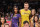 LOS ANGELES, CALIFORNIA - NOVEMBER 19: Venus Williams, Rob Gronkowski, James Corden and Ian Karmel pose for a photo with the Laker Girls after performing during halftime at a basketball game between the Los Angeles Lakers and the Oklahoma City Thunder at Staples Center on November 19, 2019 in Los Angeles, California. (Photo by Allen Berezovsky/Getty Images)
