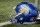 PULLMAN, WA - SEPTEMBER 08:  A San Jose State Spartans helmet sets on the field during the game against the Washington State Cougars at Martin Stadium on September 8, 2018 in Pullman, Washington.  Washington State defeated San Jose State 31-0.  (Photo by William Mancebo/Getty Images)