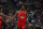 Portland Trail Blazers forward Caleb Swanigan (50) in the second half of an NBA basketball game Tuesday, Feb. 4, 2020, in Denver. The Nuggets won 127-99. (AP Photo/David Zalubowski)