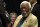 Former play Bill Russell attends National Basketball Association commissioner Adam Silver's news conference during All-Star basketball game festivities, Saturday, Feb. 17, 2018, in Los Angeles. (AP Photo/Chris Pizzello)