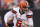 In this Dec. 29, 2019, photo, Cleveland Browns quarterback Baker Mayfield scrambles during the first half of an NFL football game against the Cincinnati Bengals in Cincinnati. The most compelling dramas in the NFL this season unfolded on the field, not off of it. And any thought that the league was in jeopardy of losing its spot as America's favorite sport has been set on the back burner. (AP Photo/Bryan Woolston)