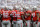 Ohio State players huddle in the first half of an NCAA college football game against Navy in Baltimore, Saturday, Aug. 30, 2014. (AP Photo/Patrick Semansky)