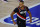 Portland Trail Blazers' CJ McCollum reacts to a shot against the Memphis Grizzlies during the second half of an NBA basketball game Saturday, Aug. 15, 2020, in Lake Buena Vista, Fla. (Kevin C. Cox/Pool Photo via AP)