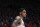 Dayton's Obi Toppin (1) stands on the court in the second half of an NCAA college basketball game against Duquesne, Saturday, Feb. 22, 2020, in Dayton, Ohio. Dayton won 80-70. (AP Photo/Aaron Doster)