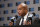 Big Ten commissioner Kevin Warren addresses the media in Indianapolis, Thursday, March 12, 2020, after it was announced that the remainder of the Big Ten Conference men's basketball tournament will be cancelled. (AP Photo/Michael Conroy)