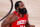 Houston Rockets' James Harden reacts to hi3 point basket during the first half against the Oklahoma City Thunder in Game 2 of an NBA basketball first-round playoff series, Thursday, Aug. 20, 2020, in Lake Buena Vista, Fla. (Kevin C. Cox/Pool Photo via AP)