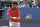Serbia's Novak Djokovic returns the ball during an exhibition tournament in Zadar, Croatia, Sunday, June 21, 2020. Tennis player Grigor Dimitrov says he has tested positive for COVID-19 and his announcement led to the cancellation of an exhibition event in Croatia where Novak Djokovic was scheduled to play on Sunday. (AP Photo/Zvonko Kucelin)