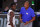 Los Angeles Clippers head coach Doc Rivers, right, talks with Reggie Jackson during the fourth quarter of Game 4 of an NBA basketball first-round playoff series against the Dallas Mavericks, Sunday, Aug. 23, 2020, in Lake Buena Vista, Fla. (Kevin C. Cox/Pool Photo via AP)