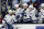 Tampa Bay Lightning right wing Nikita Kucherov (86) celebrates with the bench after scoring a goal during the third period of an NHL hockey game against the San Jose Sharks in San Jose, Calif., Saturday, Feb. 1, 2020. (AP Photo/Josie Lepe)