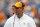 FILE - In this Oct. 12, 2019, file photo, Tennessee head coach Jeremy Pruitt watches during the second half of an NCAA college football game against Mississippi State, in Knoxville, Tenn. The third-year coach is embracing the virtual time he gets to work with his players following the go-ahead from the Southeastern Conference. He's also using social media to stay in touch with his current recruiting class and watching videos shot by his Vols of their personal workouts. (AP Photo/Wade Payne, File)