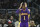 Los Angeles Lakers' D'Angelo Russell reacts to a play during the first half of an NBA basketball game against the Los Angeles Clippers Saturday, Jan. 14, 2017, in Los Angeles. (AP Photo/Jae C. Hong)