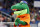 Florida mascot Albert E. Gator is shown during the second half of the first round of the NCAA college basketball tournament between Florida and East Tennessee State, Thursday, March 16, 2017 in Orlando, Fla. Florida defeated ETSU 80-65. (AP Photo/Wilfredo Lee)