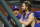 Los Angeles Dodgers manager Dave Roberts talks with starting pitcher Clayton Kershaw before Game 3 of a baseball National League Championship Series against the Atlanta Braves Wednesday, Oct. 14, 2020, in Arlington, Texas. (AP Photo/Tony Gutierrez)