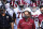 FILE - In this Sept. 26, 2020, file photo, Alabama coach Nick Saban leads his team to the field before an NCAA college football game against Missouri in Columbia, Mo. Saban and athletic director Greg Byrne have tested positive for COVID-19, four days before the Southeastern Conference's biggest regular-season showdown.  The second-ranked Crimson Tide is set to face No. 3 Georgia on Saturday, and may be without their iconic 68-year-old coach. (AP Photo/L.G. Patterson, File)