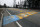The Boston Marathon start line is vacant in Hopkinton, Mass., Monday, April 20, 2020. Due to the coronavirus outbreak, the 124th Boston Marathon, which would have been run today, was postponed till Sept. 14. (AP Photo/Charles Krupa)