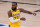 Los Angeles Lakers forward LeBron James reacts during the first half in Game 4 of basketball's NBA Finals against the Miami Heat Tuesday, Oct. 6, 2020, in Lake Buena Vista, Fla. (AP Photo/Mark J. Terrill)
