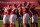The Kansas City Chiefs huddle on the field during an NFL football game against the New York Jets on Sunday, Nov. 1, 2020, in Kansas City, Mo. (AP Photo/Jeff Roberson)
