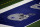 The end zone at AT&T Stadium shows the Dallas Cowboys logo during an NFC wild-card NFL football game against the Seattle Seahawks in Arlington, Texas, Saturday, Jan. 5, 2019.(AP Photo/Roger Steinman)