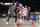 Houston Rockets' James Harden (13) drives to the basket as Brooklyn Nets guard Kyrie Irving (11) defends during the first half of an NBA basketball game Friday, Nov. 1, 2019, in New York. (AP Photo/Mary Altaffer)