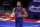 Detroit Pistons guard Derrick Rose brings the ball up court during the first half of an NBA basketball game against the Houston Rockets, Friday, Jan. 22, 2021, in Detroit. (AP Photo/Carlos Osorio)