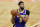 Los Angeles Lakers' Anthony Davis plays against the Boston Celtics during the first half of an NBA basketball game, Saturday, Jan. 30, 2021, in Boston. (AP Photo/Michael Dwyer)