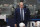 Buffalo Sabres head coach Ralph Krueger in the first period of an NHL hockey game Wednesday, Feb. 26, 2020, in Denver. (AP Photo/David Zalubowski)