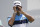 Hideki Matsuyama, of Japan, measures the distance before hitting his drive on the 18th hole during a practice round for the World Golf Championships-FedEx St. Jude Invitational Wednesday, July 24, 2019, in Memphis, Tenn. (AP Photo/Mark Humphrey)