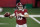Alabama quarterback Mac Jones (10) warms up before the start of their Rose Bowl NCAA college football game against Notre Dame in Arlington, Texas, Friday, Jan. 1, 2021. (AP Photo/Roger Steinman)