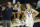 Connecticut head coach Geno Auriemma, left, talks with guard Paige Bueckers (5) during a break in the first quarter against Marquette during an NCAA college basketball game Monday, March 1, 2021, in Storrs, Conn. (David Butler II/Pool Photo via AP)