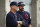 Cleveland Indians manager Terry Francona, left, and pitching coach Mickey Callaway talk before practice starts at the Indians baseball spring training facility Tuesday, Feb. 14, 2017, in Goodyear, Ariz. (AP Photo/Ross D. Franklin)