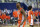 Illinois guard Da'Monte Williams (20) reacts to a play against Michigan in the first half of an NCAA college basketball game in Ann Arbor, Mich., Tuesday, March 2, 2021. (AP Photo/Paul Sancya)