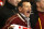 Walter Gretzky, father of Canadian hockey player Wayne Gretzky, yells encouragement from the stands at the start of the  Salt Lake City Winter Olympics hockey game between Canada and Germany in Provo, Utah, Sunday, Feb. 17, 2002. (AP Photo/Hans Deryk)