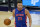 Detroit Pistons forward Blake Griffin (23) against the Phoenix Suns during the first half of an NBA basketball game, Friday, Feb. 5, 2021, in Phoenix. (AP Photo/Matt York)