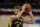 Indiana Pacers forward Domantas Sabonis plays during the first half of an NBA basketball game, Thursday, Feb. 11, 2021, in Detroit. (AP Photo/Carlos Osorio)