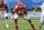 Kansas City Chiefs offensive tackle Eric Fisher (72) gets ready to block during an NFL football game between the between the Kansas City Chiefs and the Los Angeles Chargers, Sunday, Sept. 20, 2020, in Inglewood, Calif. (AP Photo/Peter Joneleit)