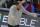 New Orleans Pelicans coach Stan Van Gundy gestures to an official during the first half of the team's NBA basketball game against the Oklahoma City Thunder, Thursday, Dec. 31, 2020, in Oklahoma City. (AP Photo/Sue Ogrocki)