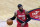Portland Trail Blazers forward Carmelo Anthony (00) moves the ball up court in the first half of an NBA basketball game against the New Orleans Pelicans in New Orleans, Wednesday, Feb. 17, 2021. (AP Photo/Gerald Herbert)