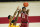 Oklahoma guard De'Vion Harmon passes the ball during the first half of an NCAA college basketball game against Iowa State, Saturday, Feb. 20, 2021, in Ames, Iowa. (AP Photo/Charlie Neibergall)