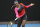 Romania's Simona Halep hits a forehand return to United States' Serena Williams during their match at the Australian Open Tennis championships in Melbourne, Australia, Tuesday, Feb. 16, 2021. (AP Photo/Hamish Blair)