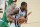 San Antonio Spurs center LaMarcus Aldridge (12) drives past Boston Celtics center Daniel Theis (27) during the second half of an NBA basketball game in San Antonio, Wednesday, Jan. 27, 2021. (AP Photo/Eric Gay)