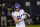 Minnesota Vikings tight end Kyle Rudolph warms up before the start of an NFL football against the Chicago Bears Monday, Nov. 16, 2020, in Chicago. (AP Photo/Charles Rex Arbogast)